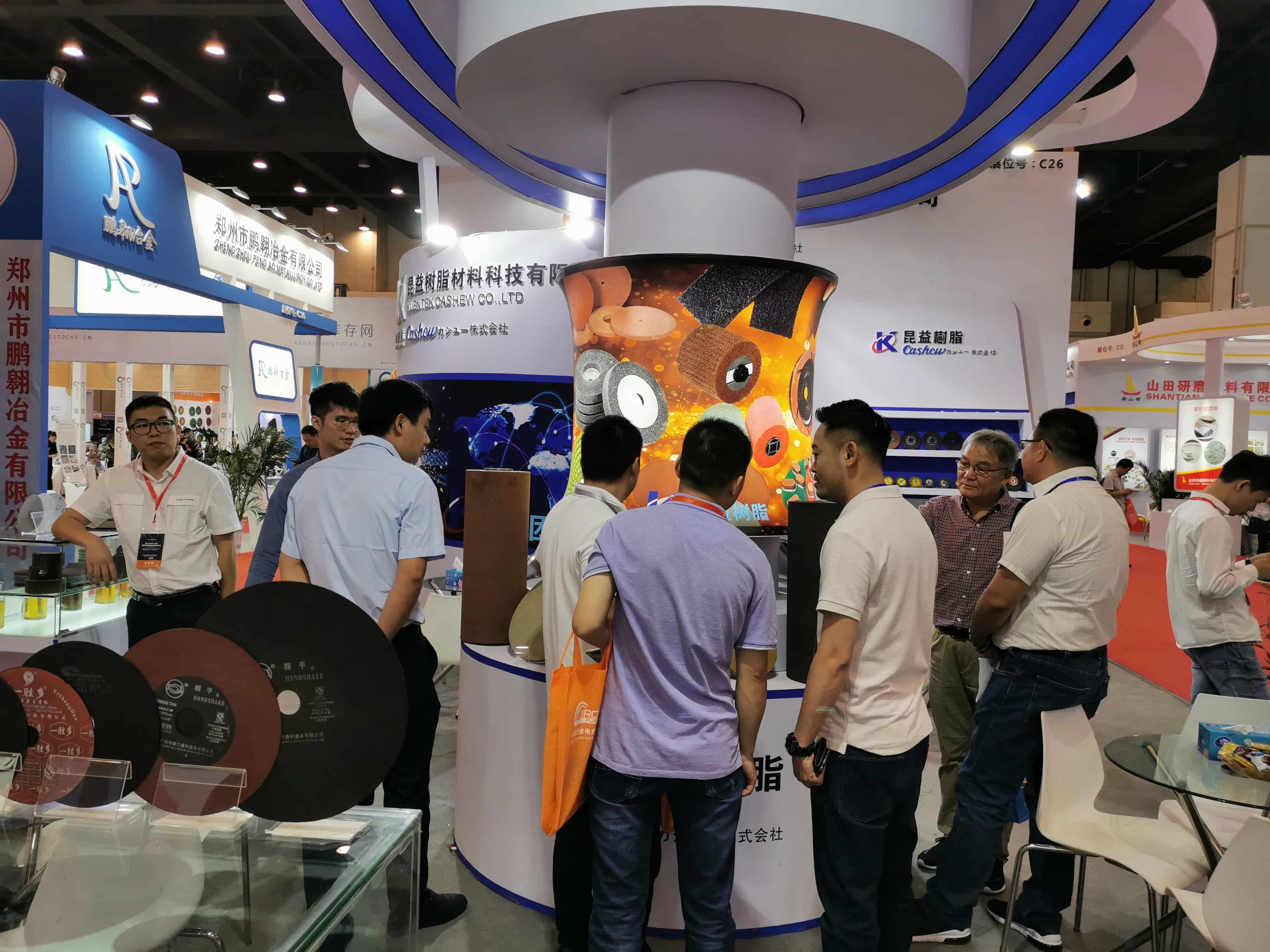 2019年8月13日-15日，我司參加第五屆中國（鄭州）國際磨料磨具磨削展覽會